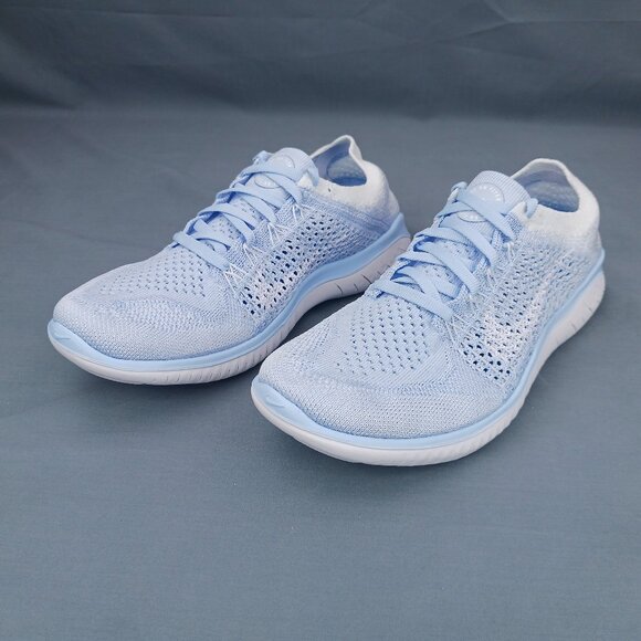 Nike Free RN Flyknit 2018 Womens Running Blue 942839 402 Sizes 6-10.5 NO BOX TOP - Picture 3 of 9